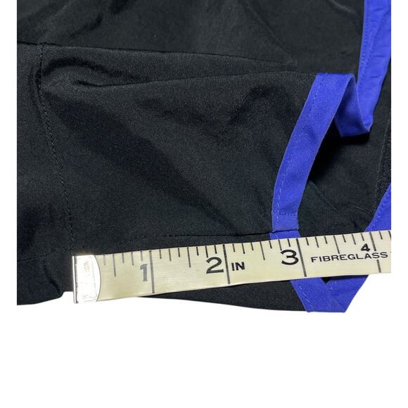Nike Dri Fit Tempo Lined Running Shorts Black Purple Trim Womens Size Small - Picture 13 of 13